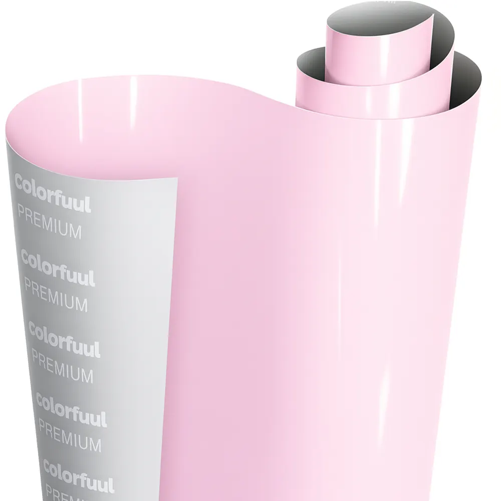 Rouleau vinyle Car Wrap rose brillant