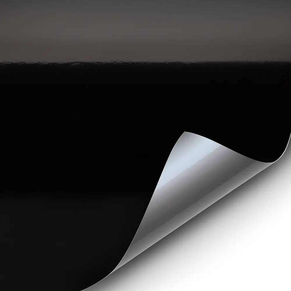 Enveloppe vinyle Microfinish noir haute brillance