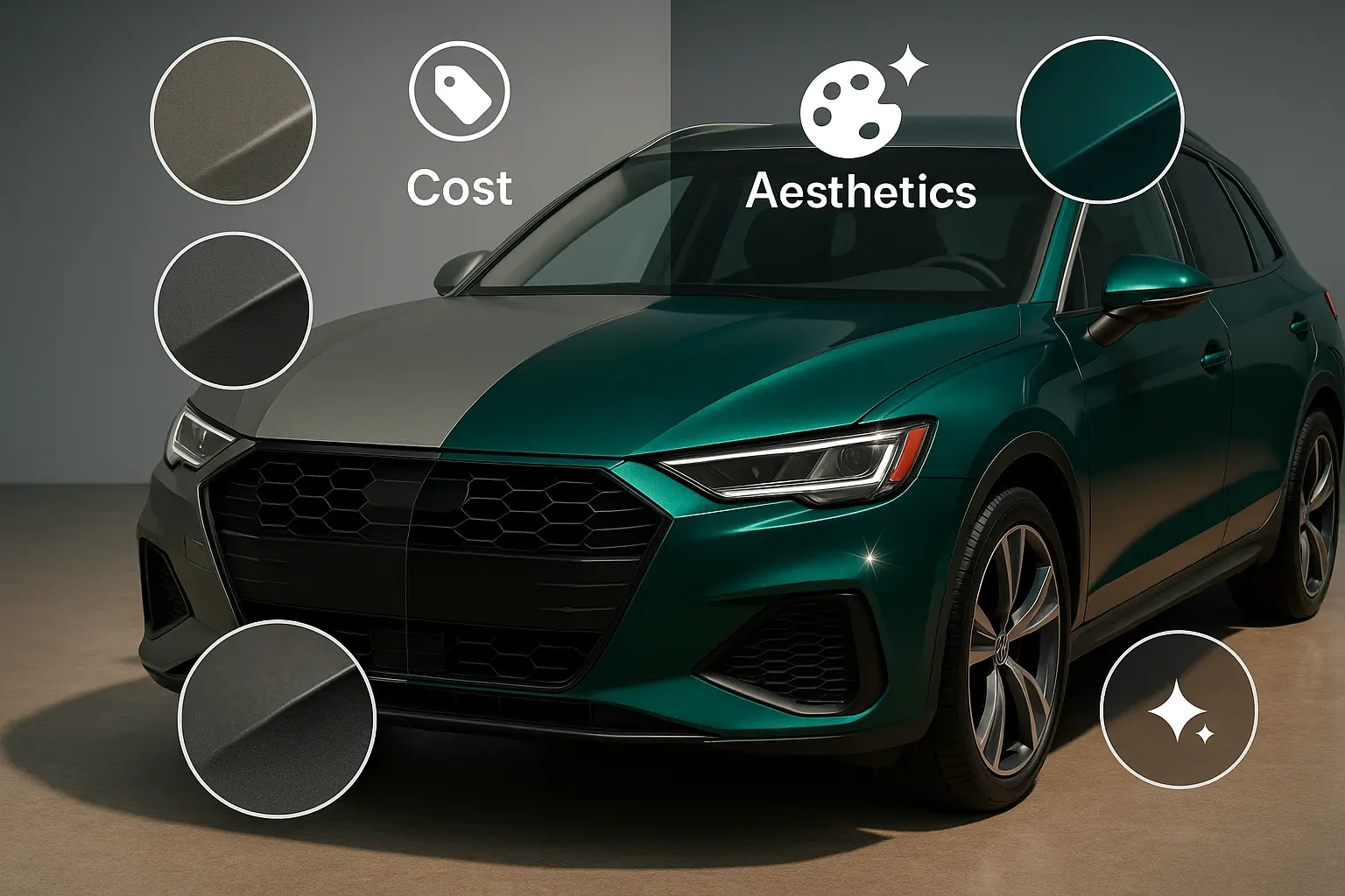 Coût du PPF TPU couleur vs Esthétique