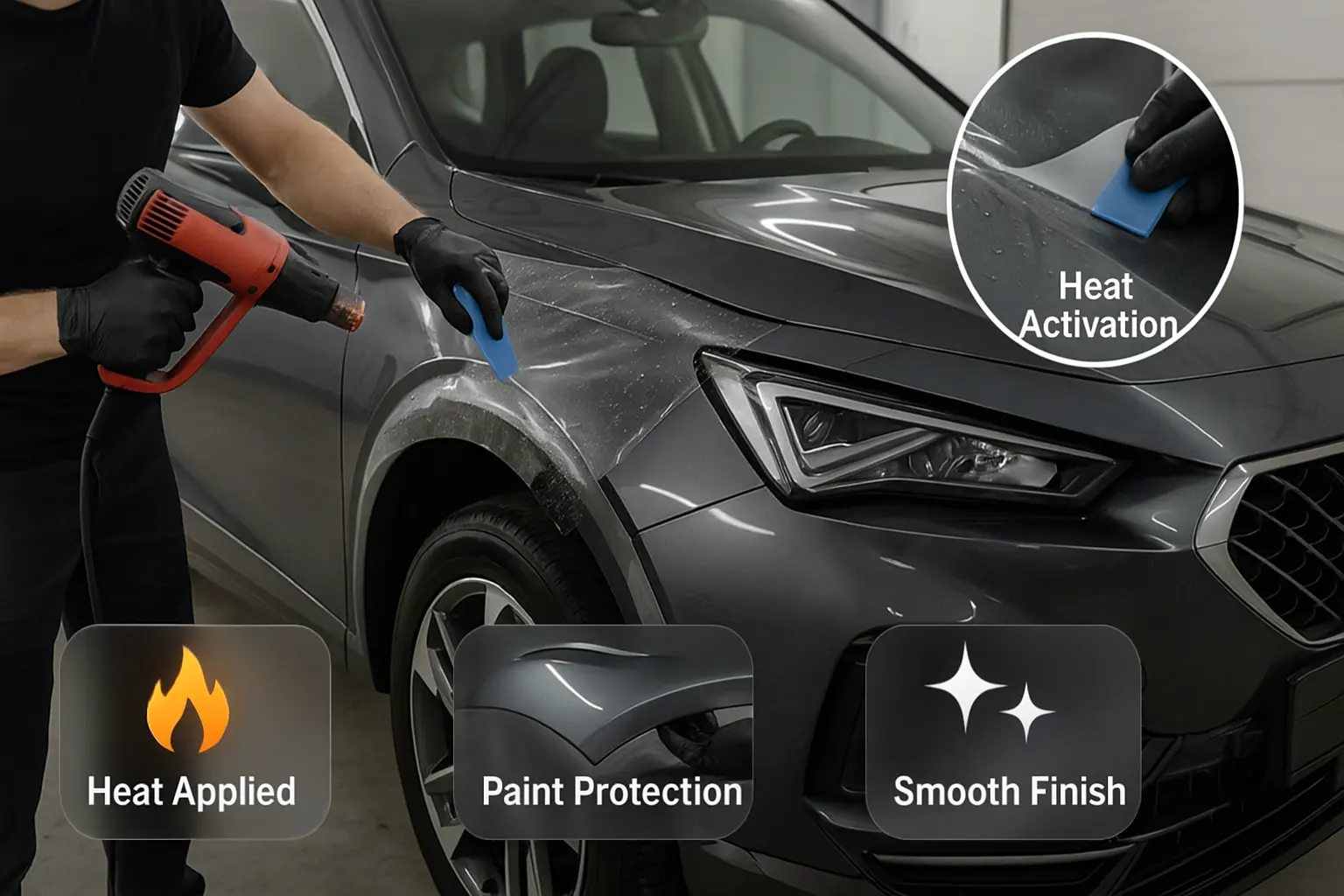 Activation thermique pour TPU PPF