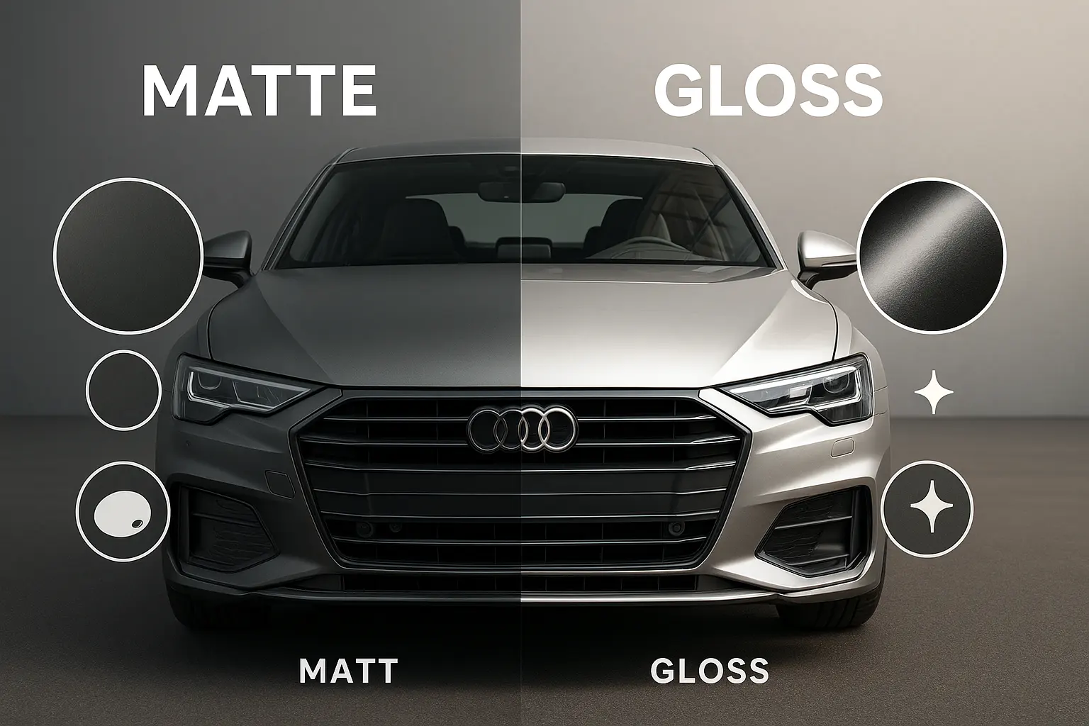 TPU mat vs TPU brillant PPF