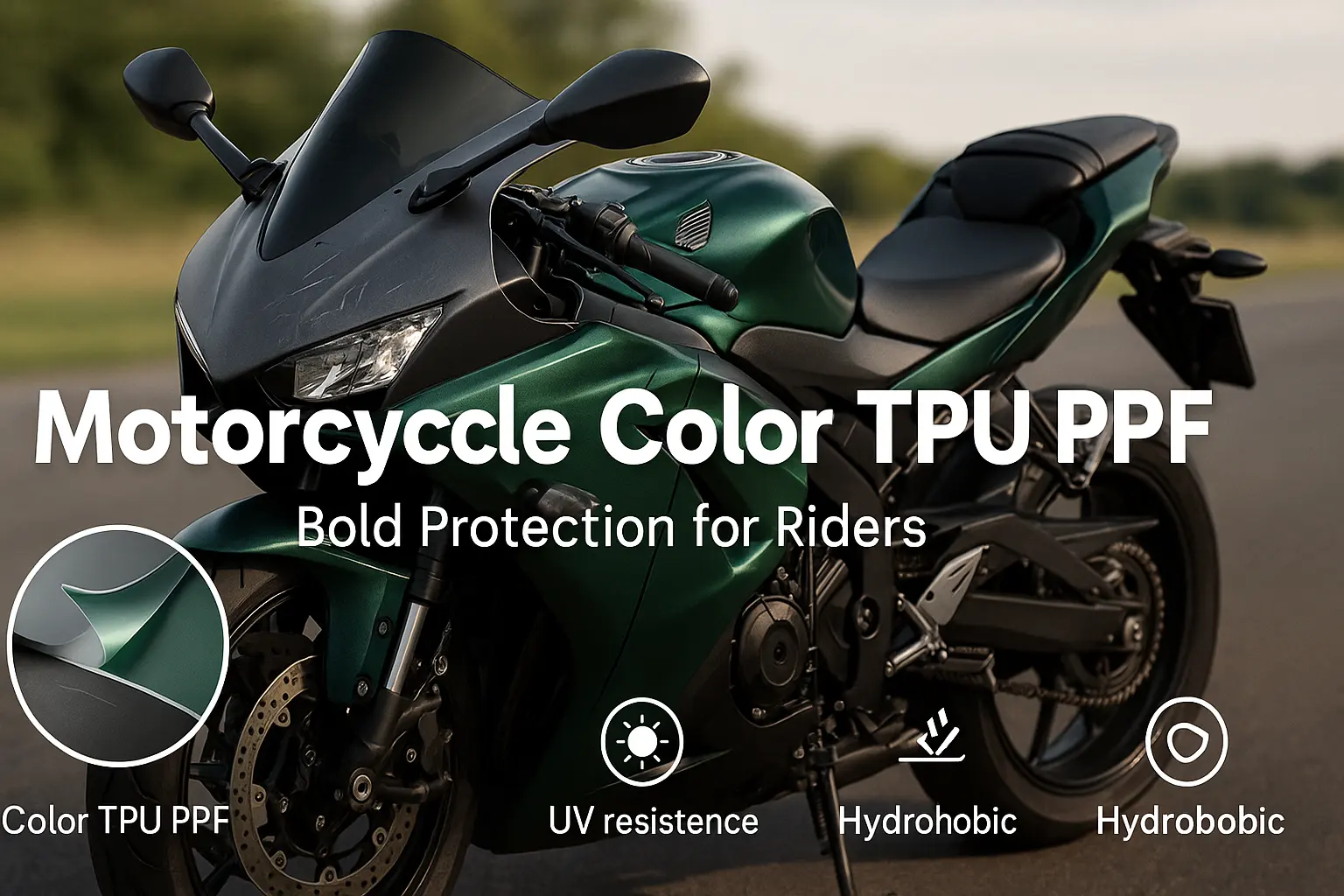 PPF TPU couleur moto