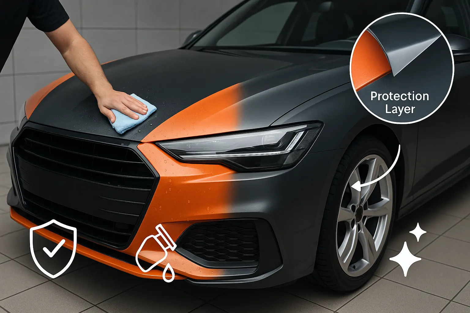 Prévenir les taches sur le TPU PPF