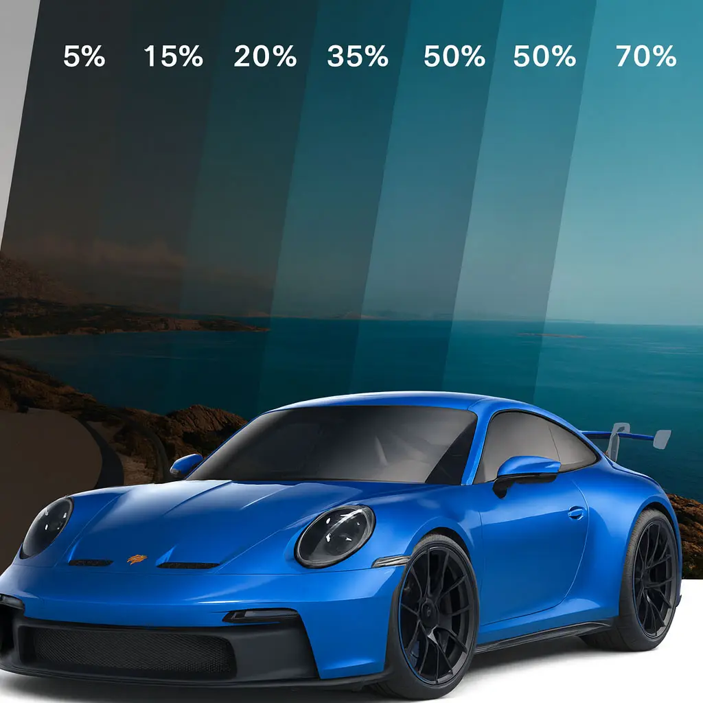 Teinte des vitres de voiture