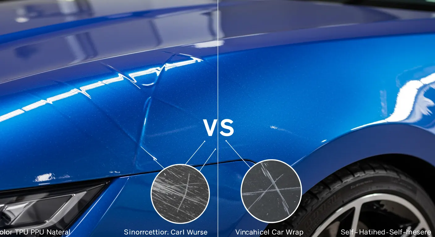 TPU couleur PPF vs Vinyle Car Wrap