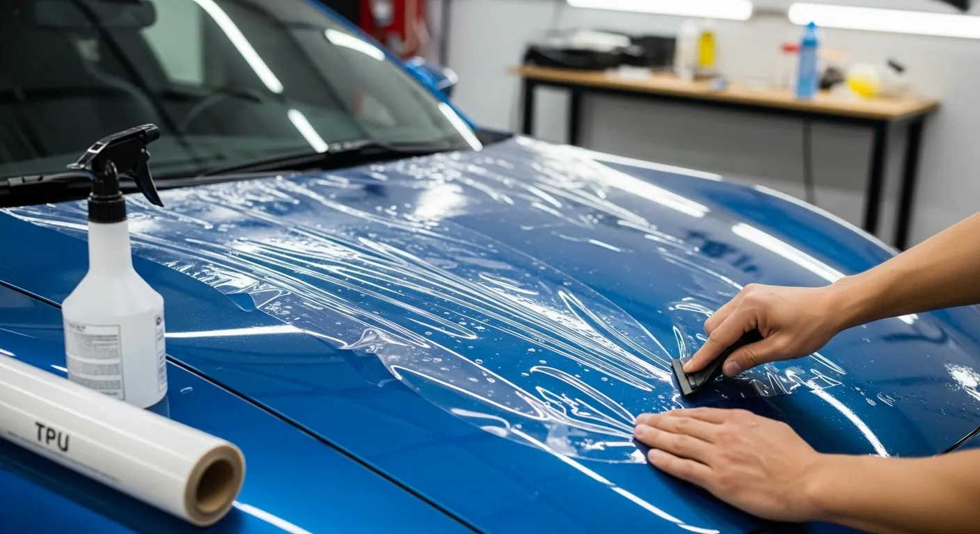 Enveloppe TPU transparente automobile