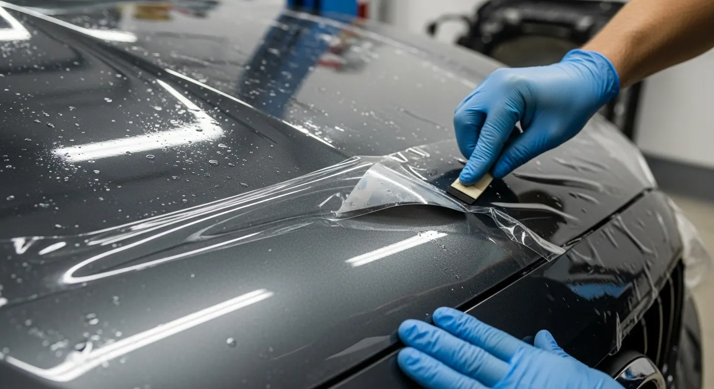 Film de protection du capot de la voiture