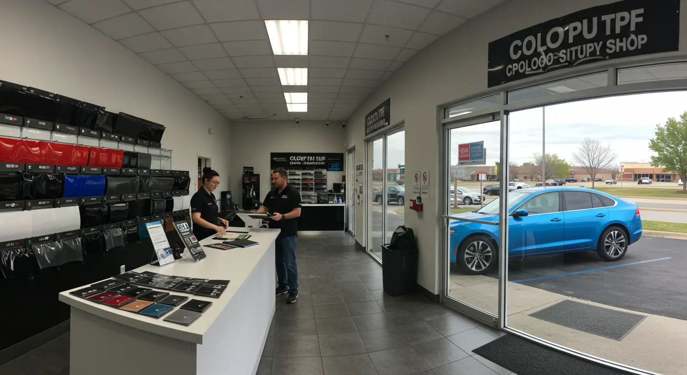 Boutique en TPU couleur PPF aux États-Unis