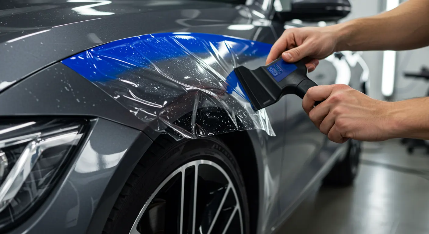 Installation de film de protection de peinture TPU couleur