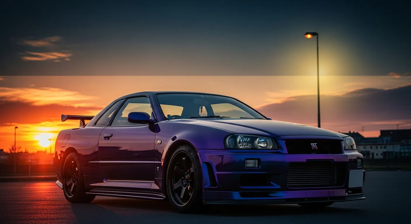 Meilleures conditions d’éclairage pour les voitures Midnight Purple