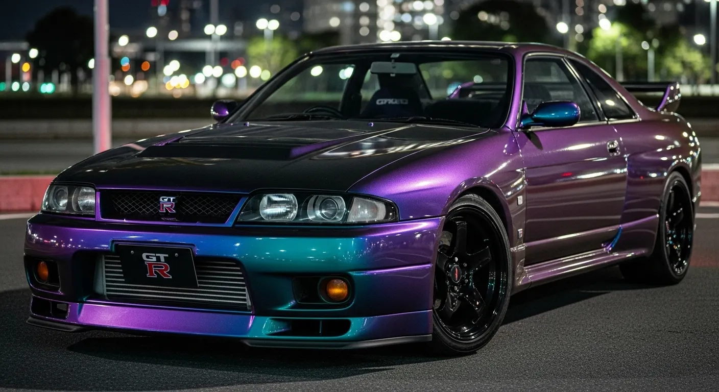 Vinyle Midnight Purple R33 GTR
