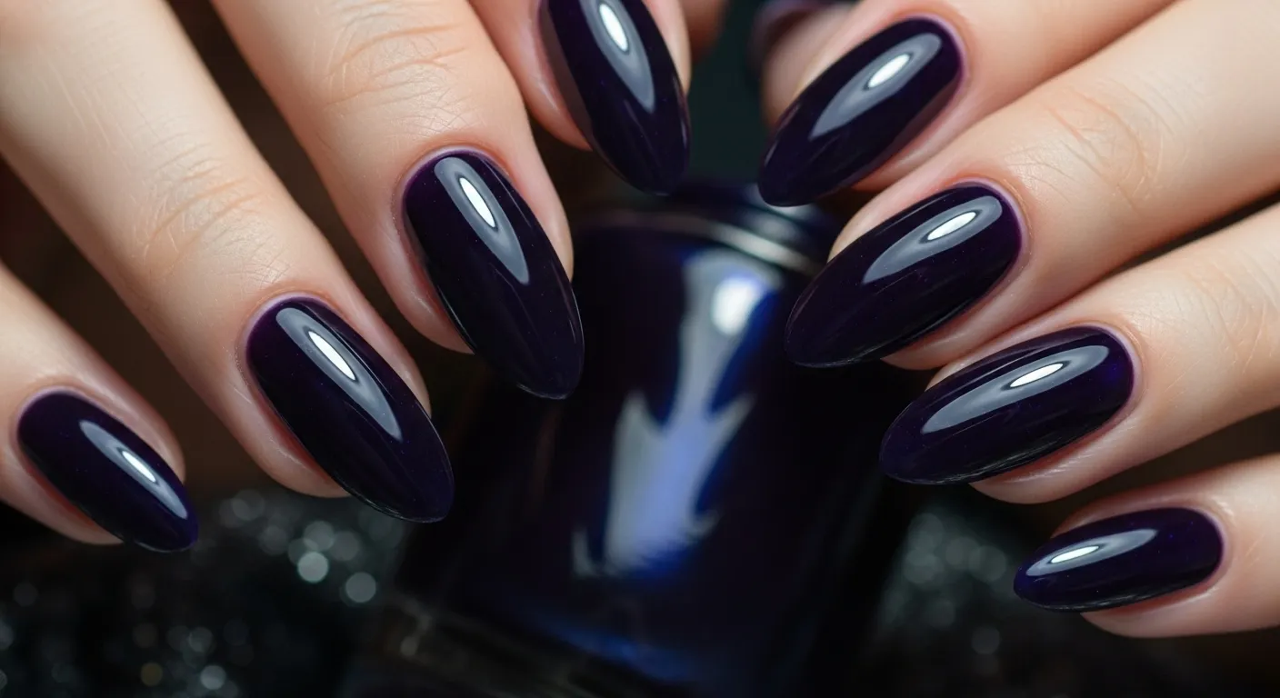 Ongles Midnight Purple