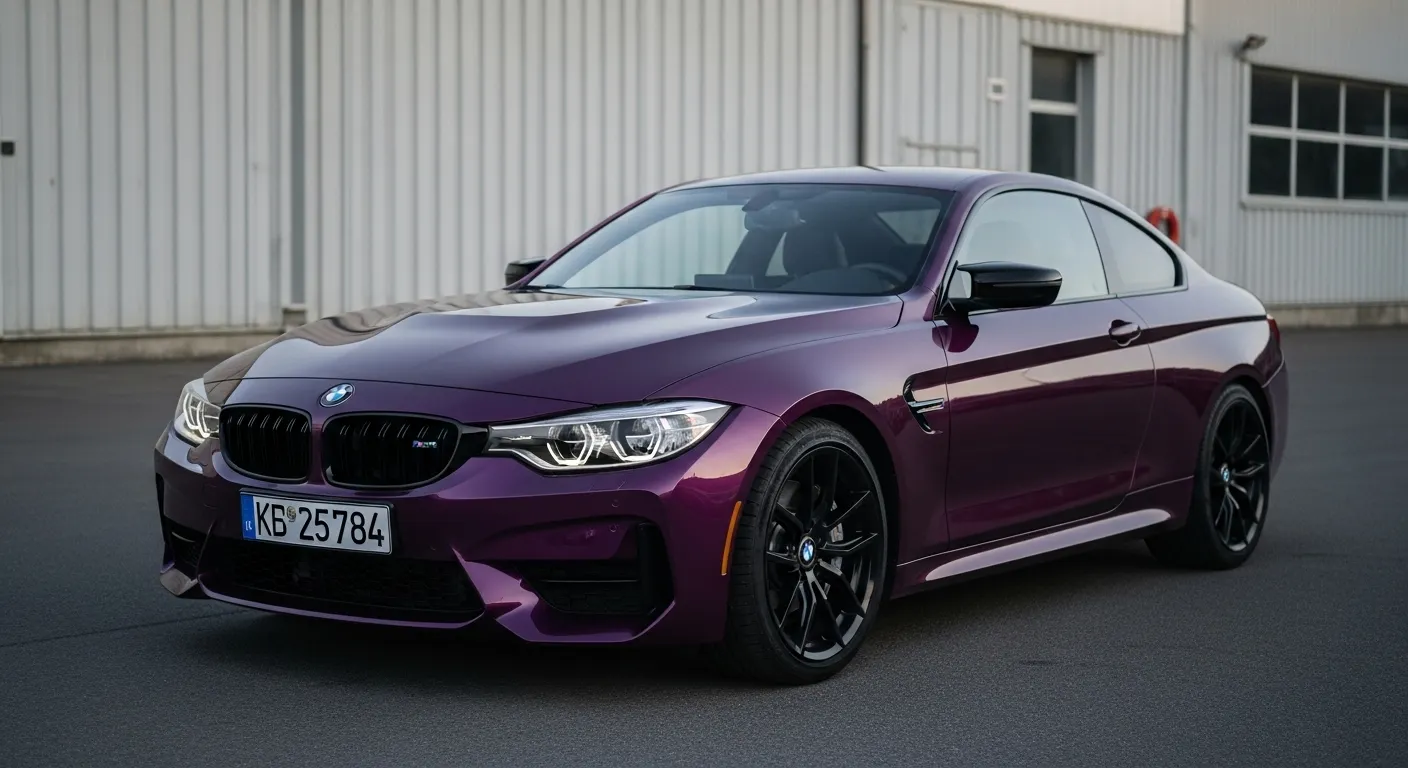 BMW violette