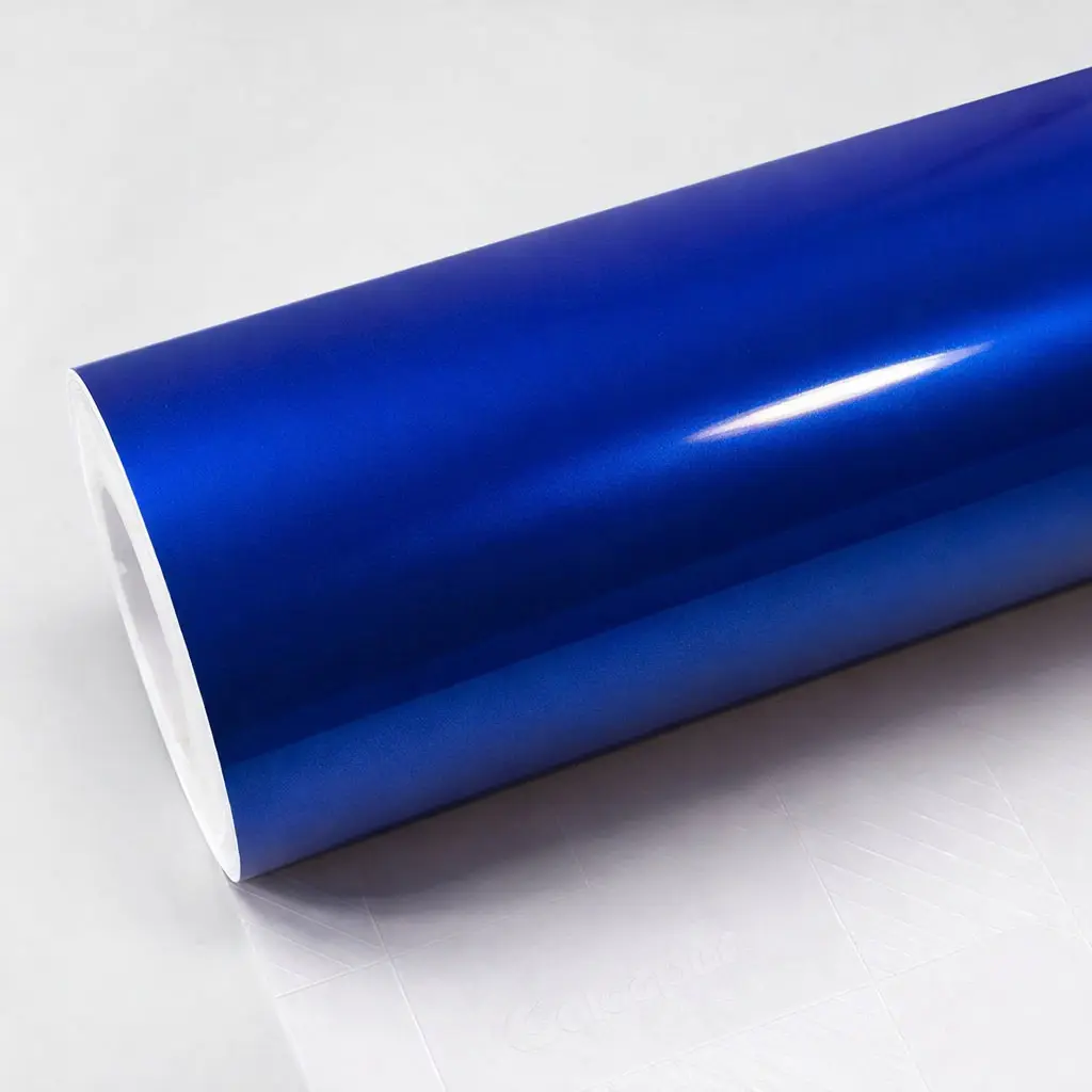 Enveloppe vinyle bleu royal