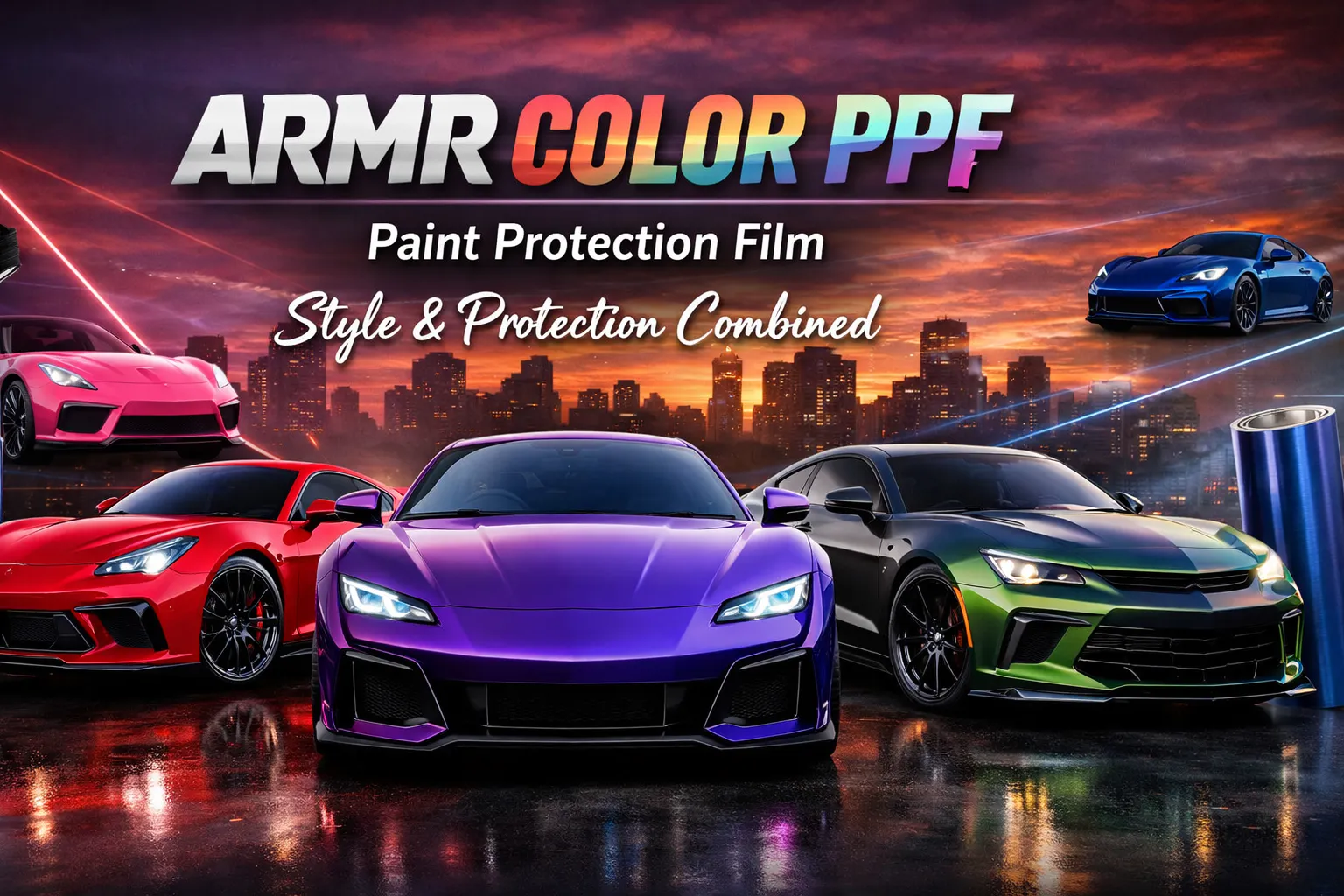 Guide ultime: Pourquoi le film de protection pour peinture ARMR Color PPF est la meilleure solution pour la protection et l’esthétique des véhicules