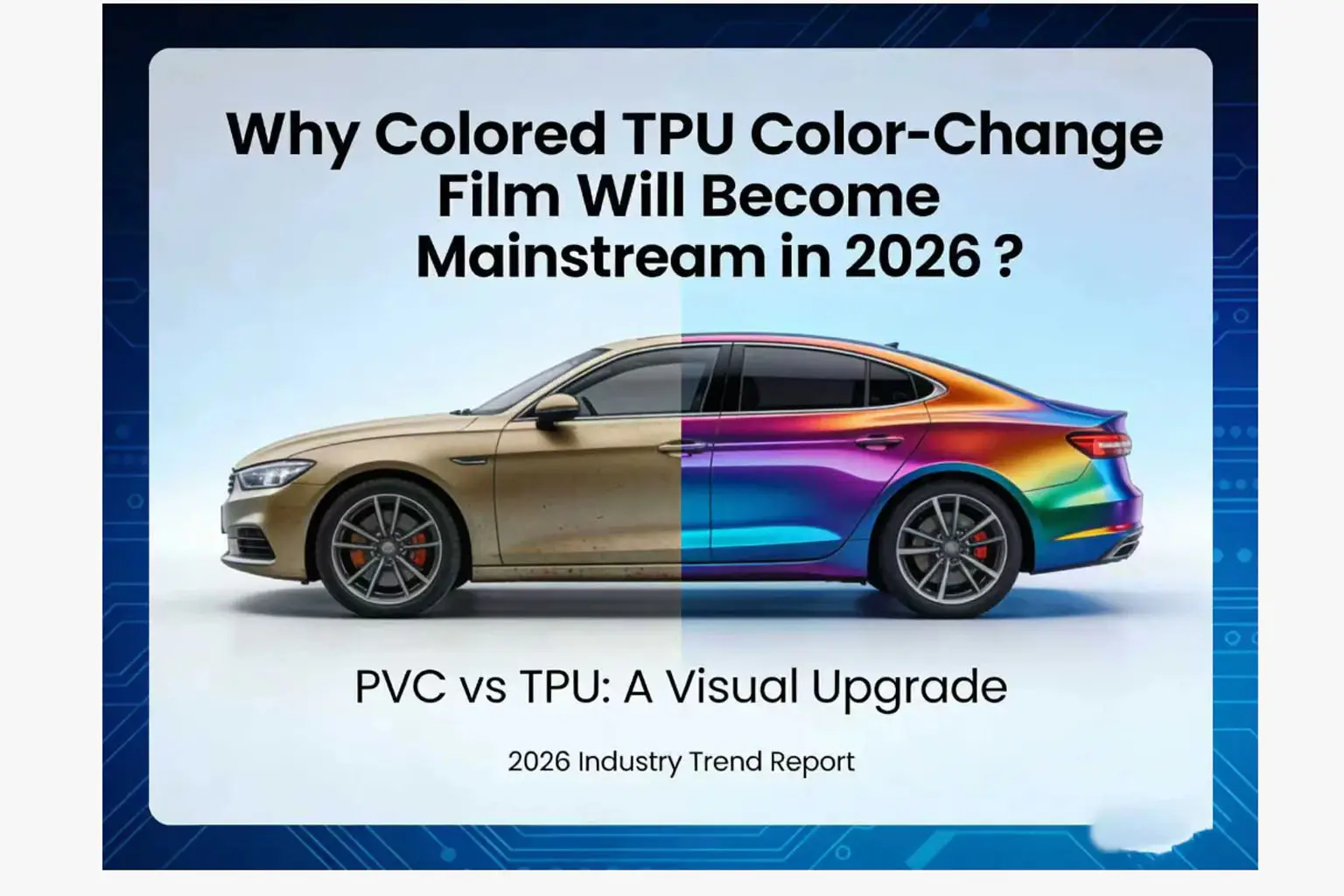TPU Color PPF Global: Comment le film de protection de peinture coloré façonne les marchés automobiles dans le monde entier