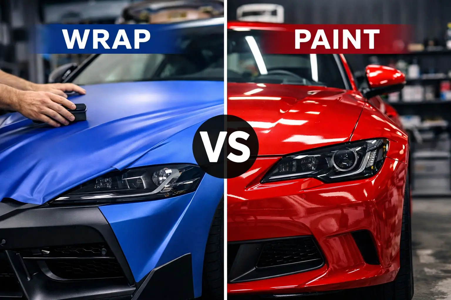 Emballage de voiture vs peinture: Ce qui est plus rentable?